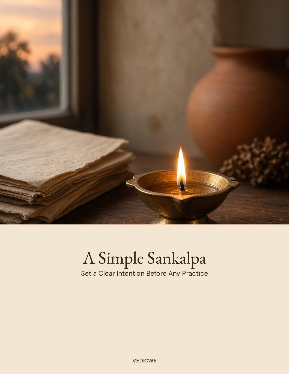 A Simple Sankalpa — Set a Clear Intention Before Any Practice cover