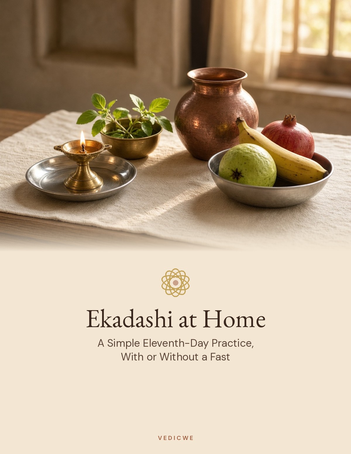 Ekadashi at Home: A Simple Eleventh-Day Practice, With or Without a Fast cover