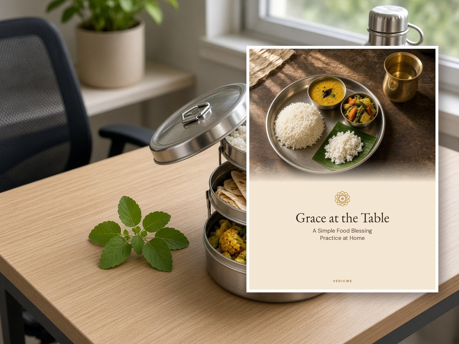 Grace at the Table: A Simple Food Blessing Practice at Home book mockup