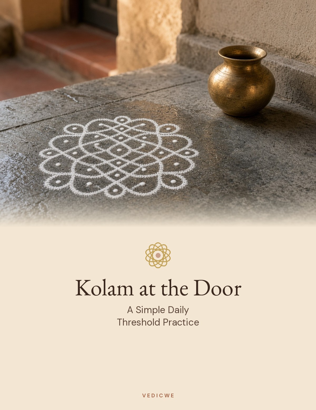 Kolam at the Door: A Simple Daily Threshold Practice cover